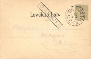 Krasznibród, Laborcrév (Mezőlaborc) Wollmann-lak, Reuss herceg vadászlakja / castles; floral (apró s...