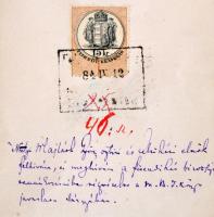 1878 Bp., Mailáth György(1818-1883) a főrendiház elnökének felkérése Sárközy Józsefnek az állandó há...