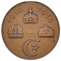 Osztrák-Magyar Monarchia 1915. "Ferenc József, II. Vilmos / 1914 1915" Br patrióta zseton ...