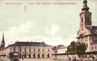 Máramarossziget, Sighetu Marmatiei; Római katolikus templom, Pénzügyigazgatóság / church, Financial Directorate (fl)