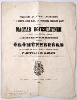 1844 Meghívó a Pozsonyi Ág. Evang. Lyceumban fennálló Magyar Egyesület örömünnepére
