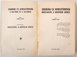 Huber Lipót: Zsidóság és kereszténység Krisztustól a középkor végéig
Kalocsa, 1936. 683 p. 1 sztl.l...