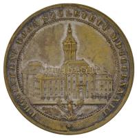 1883. "I. Ferenc József / Szeged újjáépítésére" ezüstözött Br emlékérem. "SZEGED SZEB...