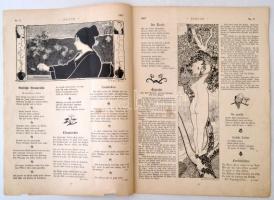 1897 a Jugend 2. évf. 3. száma, számos illusztrációval, papírkötésben, 16 p