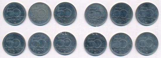 2005. 50Ft Cu-Ni "Gyermekmentő Szolgálat" (3x) + 2006. 50Ft Cu-Ni "Magyar Vöröskeresz...