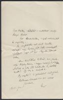1935 Winkler Ernő nagykanizsai rabbi levele Munkácsi Ernő (1896-1950) ügyvéd, jogi író. A Pesti Izra...