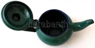 Kis zománcozott retro kiöntő, 18×10 cm