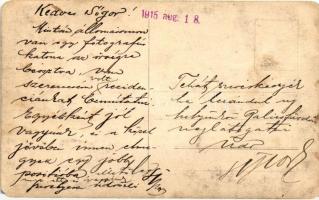 1915 Somssichtanya, Somsichtanya, Somsics tanya, Naumovicevo (Szabadka, Subotica); Bahnhof / Vasútál...