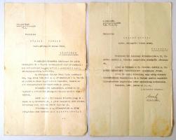 1938 Magyar királyi pénzügyőri biztosnak kiállított okmányok, kinevezések