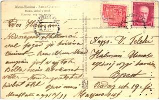 Aknaszlatina, Akna-Slatina; Elektr. vrtání v jame / mine interior