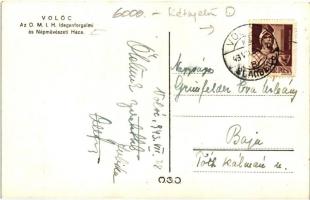 Volóc, Az OMIH Idegenforgalmi és Népművészeti Háza, ebédlő / dining room of tourist point