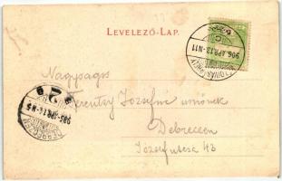 Kézdivásárhely, Targu Secuiesc; Kanta városrészlet, Kupán József és Kovács János kereskedései, posta...