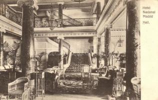 Madrid, Hotel Nacional, Hall / hotel interior, hall (fa)