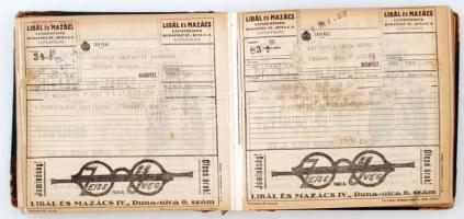 1925 Munkácsi Ernő és Mairovitz Erzsébet esküvőjére küldött táviratok gyűjteménye, a közélének, tudo...