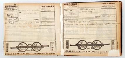 1925 Munkácsi Ernő és Mairovitz Erzsébet esküvőjére küldött táviratok gyűjteménye, a közélének, tudo...