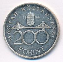 1994. 200Ft Ag "Deák" T:PP felületi karc
Adamo F13.1