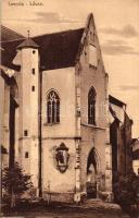 Lőcse, Levoca, Leutschau; Szent Jakab templom kapuja, Elek Singer kiadása / church, gate