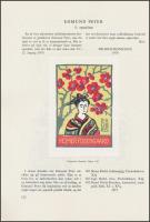 1975-76 Nordisk Exlibris Tidsskrift. Kobenhavn, sok eredeti beragasztott ex libris illusztrációval, ...