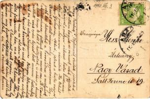 Arad, Vasútállomás, omnibuszok, Kerpel Izsó kiadása / railway station, autobus