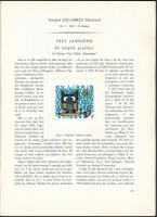 1969   Nordisk Exlibris Tidsskrift. Kobenhavn, sok eredeti beragasztott ex libris illusztrációval, 4...