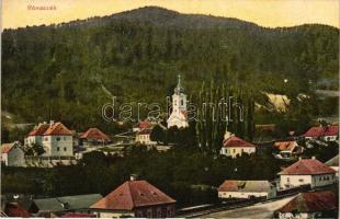 Rónaszék, Costiui; Látkép, kiadja Berger könyvkereskedés / general view (tűnyomok / pinholes)