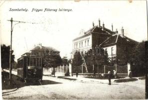 Szombathely, Frigyes főherceg laktanya, villamos (vágott / cut)