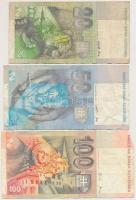 Szlovákia 1993-2004. 20K (7x) + 50K + 100K T:III
Slovakia 1993-2004. 20 Korun (7x) + 50 Korun + 100...