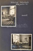 1933 A Szent Rókus Kórház fogászatának és szájsebészetének képes bemutatása 13 db feliratozott fotó ...