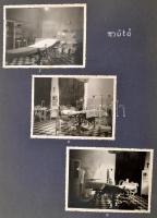 1933 A Szent Rókus Kórház fogászatának és szájsebészetének képes bemutatása 13 db feliratozott fotó ...