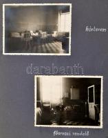 1933 A Szent Rókus Kórház fogászatának és szájsebészetének képes bemutatása 13 db feliratozott fotó ...