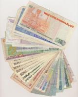 30db-os vegyes külföldi bankjegy tétel, közte Csehszlovákia, Horvátország, Lengyelország, Románia T:...