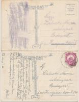 Busi - 2 db művészi olasz képeslap, hölgyek / 2 Italian art postcards