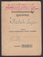 1944 Hadiüzemi igazolvány