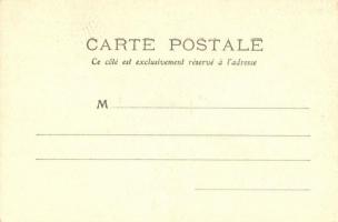 Les Noirceurs d'une Blanchisseuse; játékos képeslap sorozat  első négy része gyerekekkel, hátté...