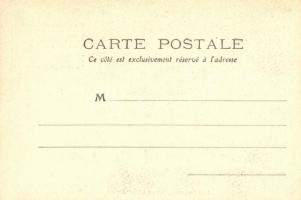 Les Noirceurs d'une Blanchisseuse; játékos képeslap sorozat  első négy része gyerekekkel, hátté...