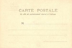 Les Noirceurs d'une Blanchisseuse; játékos képeslap sorozat  első négy része gyerekekkel, hátté...