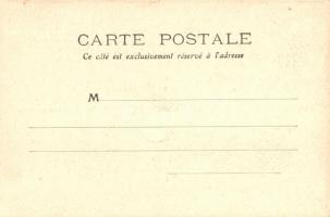 Les Noirceurs d'une Blanchisseuse; játékos képeslap sorozat  első négy része gyerekekkel, hátté...