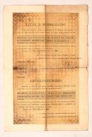 1930 Külügyminisztériumi ajánló levél Usetty Béla országyűlési képviselőnek londoni utazásra / 1930 ...