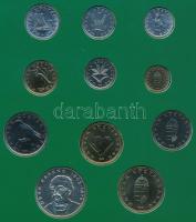 1995. 10f-200Ft 11klf darabos forgalmi sor dísztokban, benne 200Ft Ag "Deák", "Magyar...