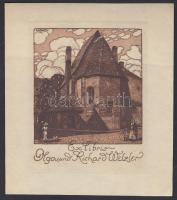 9 db vegyes ex libris a századforduló körülről / 9 vintage ex librises