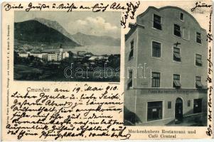 Gmunden, Muckenhubers Restaurant und Café Central; Verlag Franz Muckenhuber