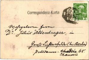 Gmunden, Muckenhubers Restaurant und Café Central; Verlag Franz Muckenhuber