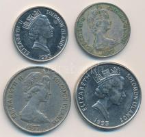 Salamon-szigetek 1977. 10c + 20c + 1993. 10c + 20c T:2,2- Solomon Islands 1977. 10 Cents + 20 Cents + 1993. 10 Cents + 20 Cents C:XF,VF