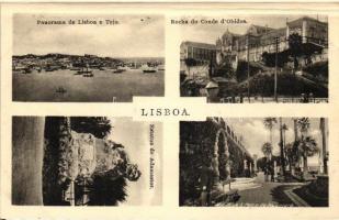 Lisbon, Rocha do Conde dObidos, Estatua do Adamastor, Tejo, Jardin / statue, park (cut)