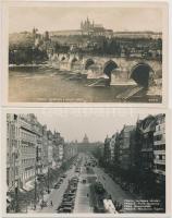 Praha, Prag; - 15 old black and white postcards
