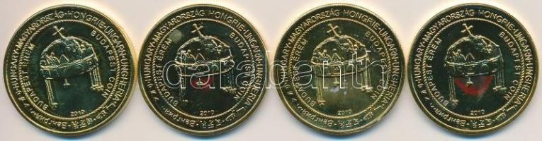 2010. "Budapest érem / Mátyás Templom, Citadella, Parlament, Szent István Bazilika" aranyo...