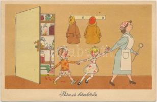 10 db MODERN humoros grafikai lap, Réber László és Tóth József rajzai / 10 modern humorous graphic a...