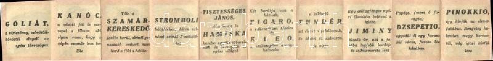 Pinokkio - Walt Disney óriásfilmje a Hunnia Film forgalmazásában. Színes füzetke melléklettel / Hung...