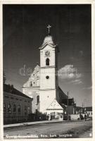 Gyergyószentmiklós, Gheorgheni; Római katolikus templom / church (fa)