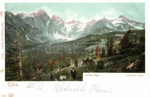 Tátra, Zöld-tó völgy, Feitzinger Ede No. 513. 1908/12